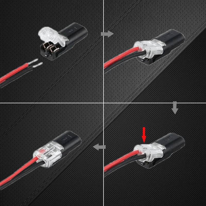 (🔥Last Day Promotion - 49% off)2024Double-wire Plug-in Connector With Locking Buckle(The more you buy, the more discounts you get)